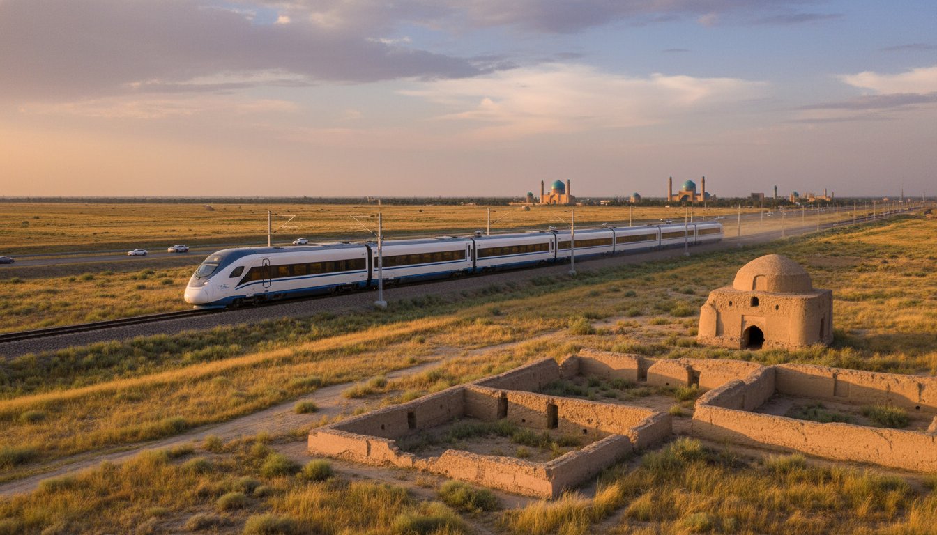 Menjelajahi Jalur Sutra Modern: Rute Kereta Cepat dari Tashkent ke Samarkand